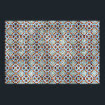 Poster Padrão de Caleidoscópio Mosaico Marrom Elegante<br><div class="desc">Linda escuridão contemporânea e azul claro, e design de padrão de caleidoscópio de fantasia marrom e fantasia. design hipster ornamentado para a moda artística ou para a moda artística, divertida, moderna e caprichosa, a moda antiga, o retrô do modelo vintage, o modernista, o nouveau deco art, o estilo grunge ou...</div>