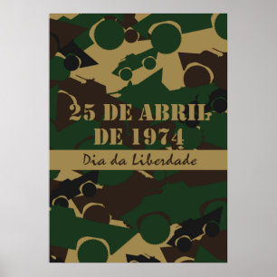 Póster Padrão de camuflagem de veículos militares