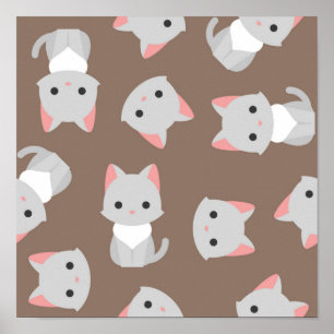 Poster Padrão de Cat