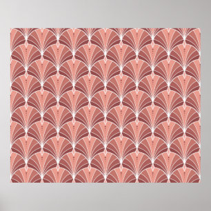 Poster Padrão de Deco de Arte Invisível. Bba minimalís