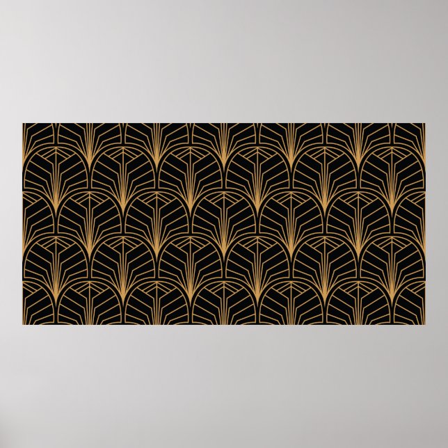 Poster Padrão de Deco de Arte Invisível. Bba minimalístic (Frente)