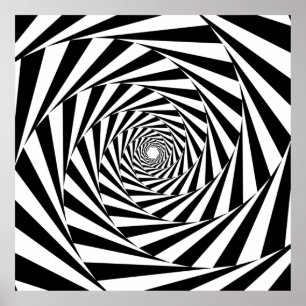 Poster padrão de design de fundo espiral