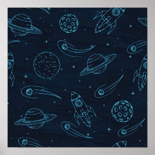 Poster Padrão de espaço