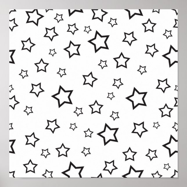 Poster Padrão de estrelas (Frente)