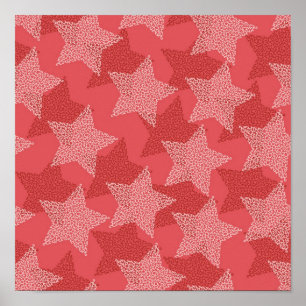 Poster Padrão de estrelas