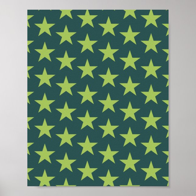 Poster Padrão de Estrelas 17 (Frente)
