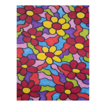 Padrão de Flor do Arco-Íris Retroativo