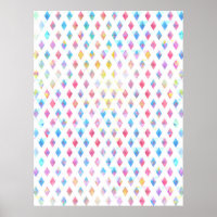 padrão de formas de diamante de pintura abstrato d