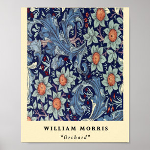 Poster Padrão de Fruta do Vintage William Morris Orchard