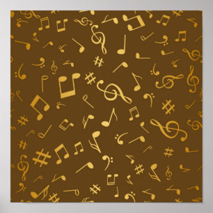 Poster Padrão de música