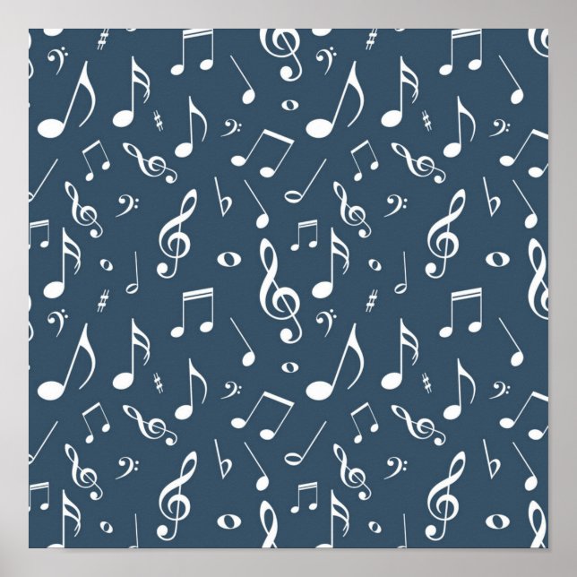 Poster Padrão de música (Frente)