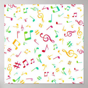 Poster Padrão de música