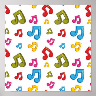 Poster Padrão de música