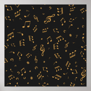 Poster Padrão de música