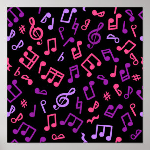 Poster Padrão de música