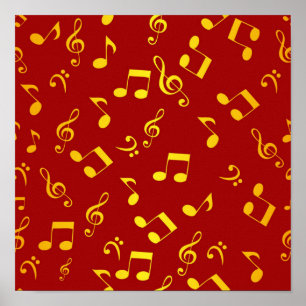 Poster Padrão de música