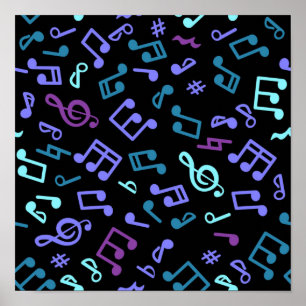 Poster Padrão de música