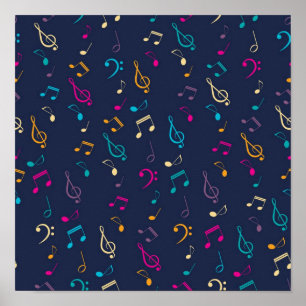 Poster Padrão de música