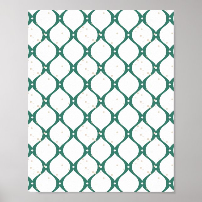 Poster Padrão de Natal 120 (Frente)