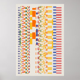 Poster Padrão de números de Ramanujan