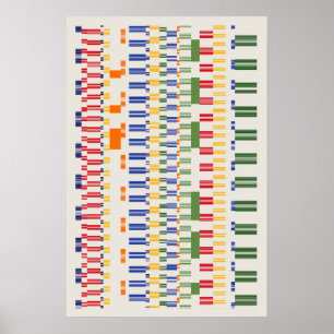 Poster Padrão de números de Ramanujan