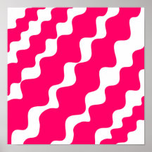 Padrão de ondas ofendidas, cor-de-rosa e branca