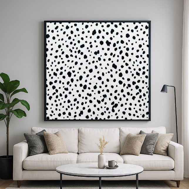 Poster Padrão de Pelo de Cão Dalmata (Criador carregado)