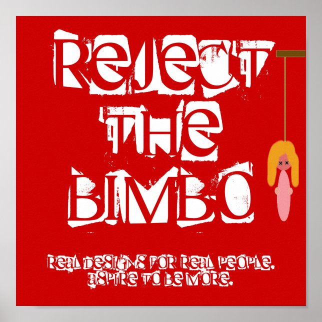 Póster Padrão de perigo (Frente)