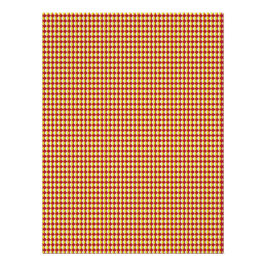 Póster Padrão de Repetição Moderno de Meados do Século