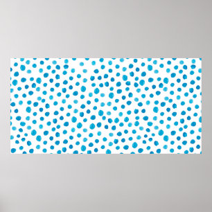 Poster Padrão de tendência desenhado à mão por aquare