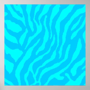 Póster Padrão de Tigre Retroativo do Corey Tiger 80s