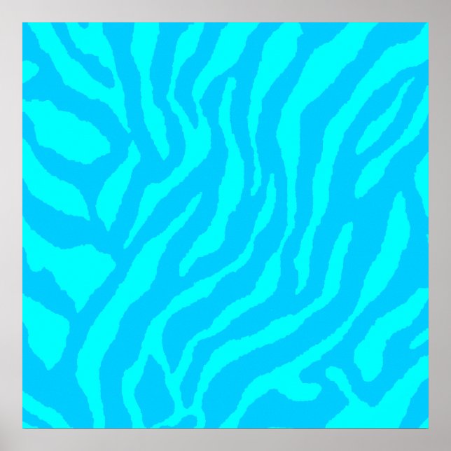 Póster Padrão de Tigre Retroativo do Corey Tiger 80s (Frente)