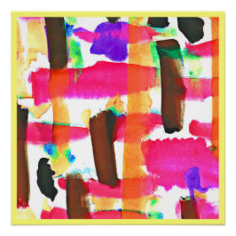 Póster Padrão dinâmico de Abstrato na arte