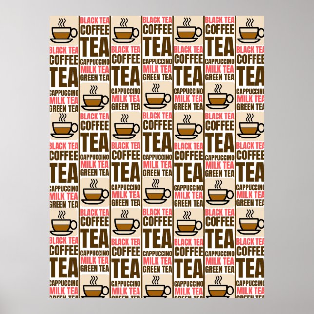 Poster PADRÃO DO CAFÉ, Cartão-postal (Frente)