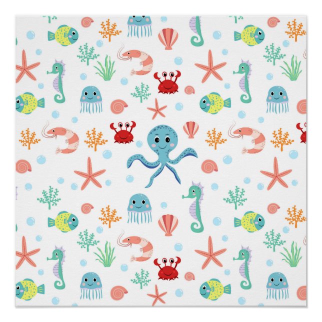 Póster padrão do Sea World (Frente)