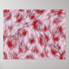 Poster Padrão Elegante de Abstrato Soft Fluffy Peles |