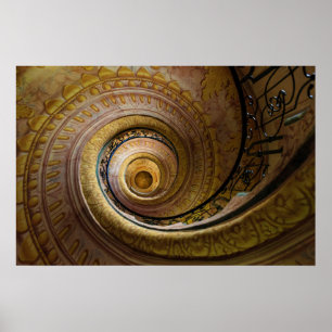 Poster Padrão Espiral