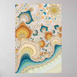 Poster Padrão Fractal de Intrato