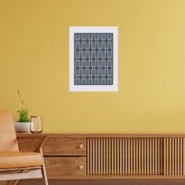 Poster Padrão Geométrico 2 Abstrato