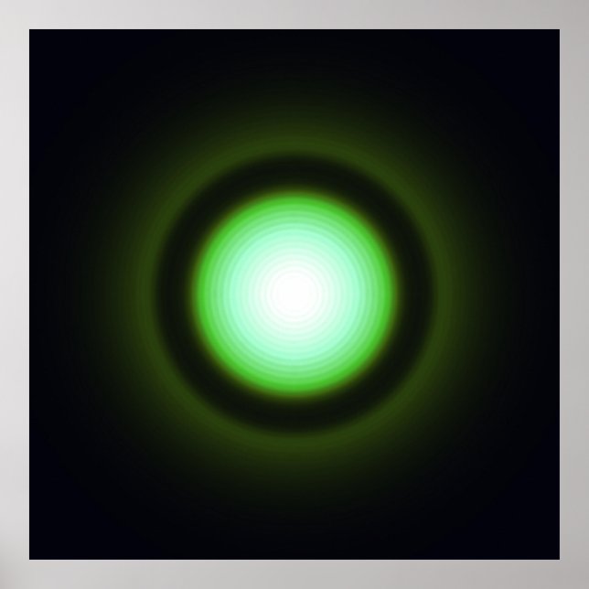 Poster Padrão Geométrico da Física Quântica  (Frente)