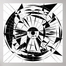 Poster Padrão Geométrico de Mandala