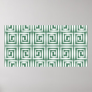 Poster Padrão geométrico sem costura com polígonos