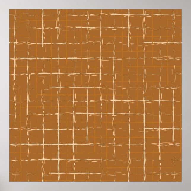 Poster Padrão geométrico sem costura com uma régua de abs (Frente)