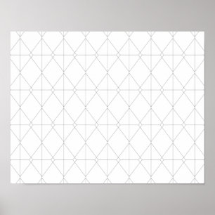Poster Padrão gráfico simples, elegante, legal, de linh