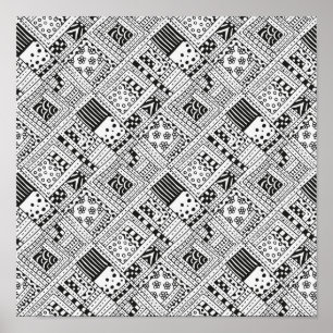 Poster Padrão Indiano 2