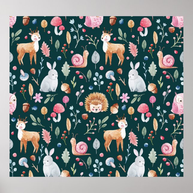 Poster Padrão Infantil de Fada de Cadeias (Frente)