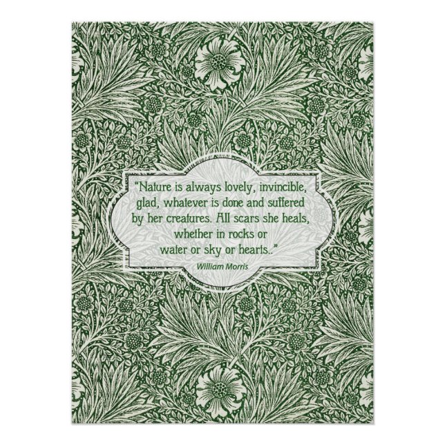 Póster Padrão Marigold - William Morris (Frente)