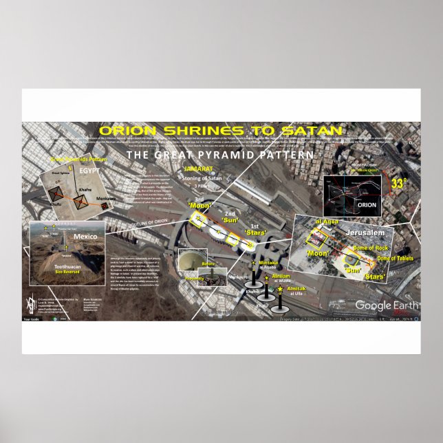 Poster Padrão Mecca Pleiades 3 (Frente)