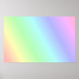 Poster Padrão pastel multicolorido