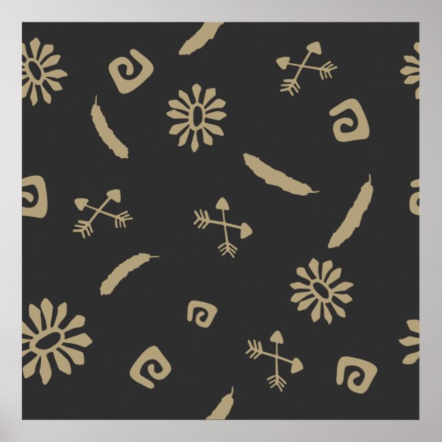 Poster Padrão perfeito americano (Frente)